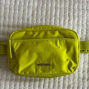 Athleta Vibrant Yellow/Green Belt Bag